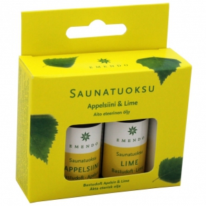 Emendo Saunatuoksu Saunaöl-Set Appelsiini & Lime - Apfelsine & Limette