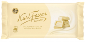 Karl Fazer Valkoinen Suklaa Weiße Schokolade