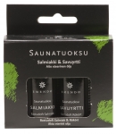 Emendo Saunatuoksu Saunaöl-Set Salmiakki & Savuyrtti - Lakritz & Rauchkräuter