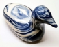 Preview: Sorsa Valkoinen-Sininen Keramik-Ente Weiß-Blau