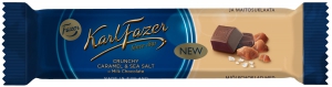 Karl Fazer Crunchy Caramel & Seasalt Riegel