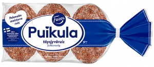 Fazer Puikula Täysjyväruis Vollkornroggenbrot, 500 g
