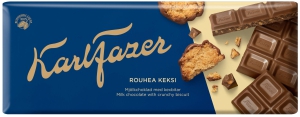 Karl Fazer Rouhea Keksi suklaalevy - Milchschokolade mit KeksMilchschokolade