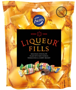 Fazer Liqueur Fills - Gefülltes Likör-Schokoladen-Konfekt, 165 g