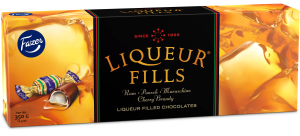 Fazer Liqueur Fills - Gefüllte Likör-Schokoladen-Pralinen, 350 g