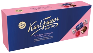 Karl Fazer Vadelmajoghurtti Himbeer-Joghurt Pralinen-Box, 270 g
