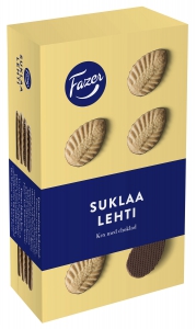 Fazer Suklaa Lehti Schokoladenblatt-Kekse, 185 g
