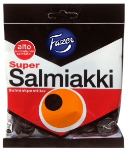 Fazer Super Salmiakki Lakritz, 80 g