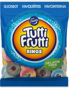 Fazer Tutti Frutti Rings, 180 g