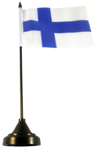Tischflagge Finnland, klein 10x15 cm