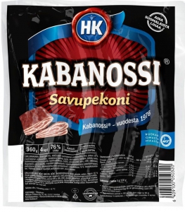 HK Kabanossi Savupekoni Grillwurst geräucherter Speck, 360 g