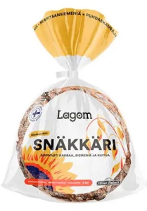 Lagom Snäkkäri kaura-siemennäkkileipä Hafer-Knäckebrot, 240 g