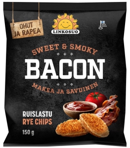 Linkosuo Ruislastu Bacon Roggen-Chips, 150 g