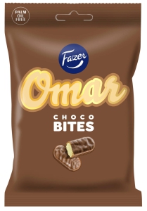Fazer Omar Choco Bites Karamell-Schokoladen-Bonbons
