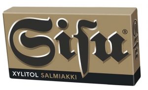Sisu Xylitol Salmiakki-Pastillen, 36 g Päckchen