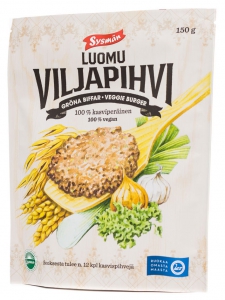 Sysmän Luomu Viljapihvit Getreidesteaks, 150 g