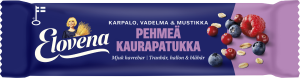 Elovena Pehmeä Kaurapatukka Weicher Haferflockenriegel mit Cranbeeren, Himbeeren und Blaubeeren