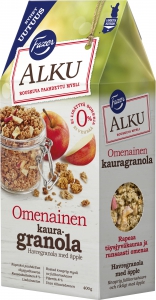 Fazer Alku Omenainen Kauragranola Apfel-Hafer Granola, 400 g