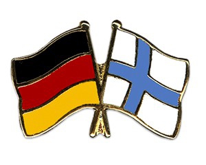 Freundschaftspin Deutschland - Finnland