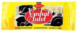Halva Vanhat Autot salmiakki Oltimer-Lakritz-Riegel