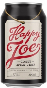 Happy Joe Cloudy Apple Cider, 4,7%, 0,33 l