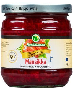 Herkkumaa Mansikkahillo Erdbeer-Marmelade, 460 g