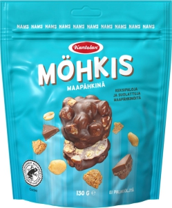 Kantolan Möhkis Maapähkinä - Kekse mit Schokolade und Erdnuss, 130 g