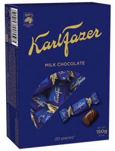 Karl Fazer Sininen Milchschokoladen Pralinen, 150 g