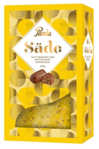 Panda Säde Salty Roasted Corn Milchschokoladen-Pralinen, 280 g