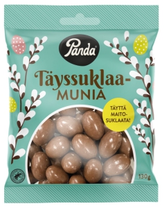 Panda Täyssuklaamunia Schokoladeneier, 130 g