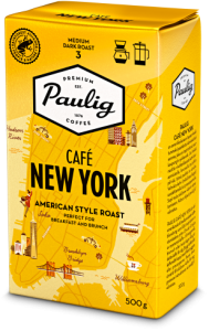 Paulig Café New York Filterkaffee im amerikanischen Stil, gemahlen, 500 g
