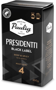 Paulig Presidentti Black Label Filterkaffee