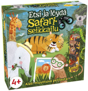 Etsi ja löydä! Safariseikkailu Safari-Abenteuer-Spiel