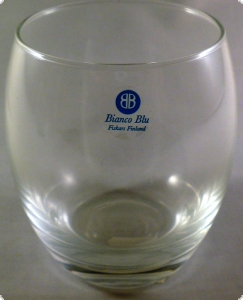 Bianco Blu handgefertigte Gläser Fiume - 6er Set