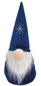 Tonttu Wichtel "Benjamin" mit blauer Mütze, 30 cm