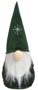 Tonttu Wichtel "Hannu" mit grüner Mütze, 30 cm