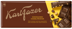 Karl Fazer Dunkle Schokolade mit ganzen Mandeln