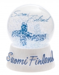 Borealis Lumisadepallo Suomi Schneekugel Finnland