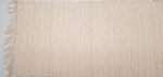 Teppichläufer finnischer Art, rohweiss, 51 x 104 cm, handgewebt